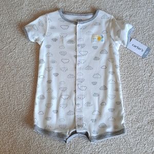 3 for $30. Carter's cloud print snap up one piece